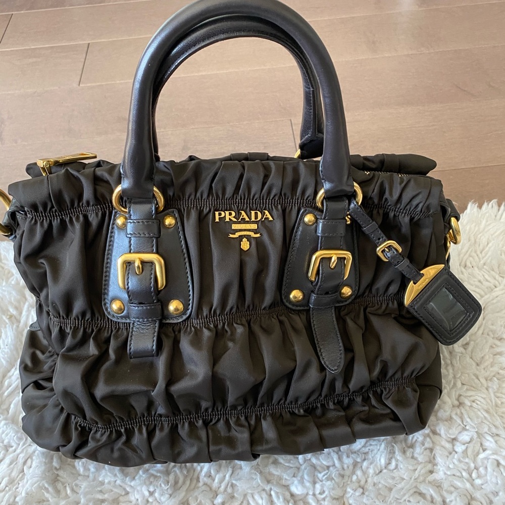 Prada Ruched Bag - Picture 1 of 7